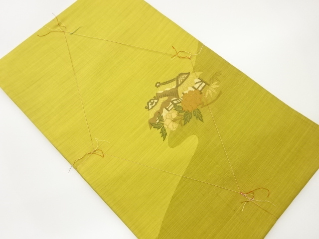 JAPANESE FUKURO OBI / WOVEN FLOWER